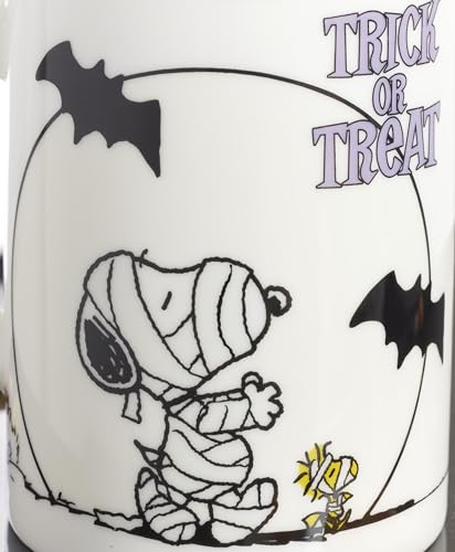 Lenox The Great Pumpkin Halloween Porcelain Mug Set - 4 Pieces, Peanuts