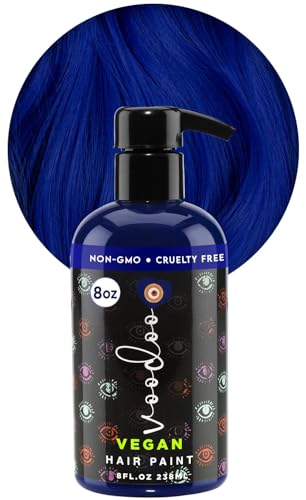Blue Semi-Permanent Hair Dye - Cruelty-Free, 8 oz - Serenity Blue Variation