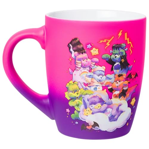 25oz Ceramic Mug with Care Bears Universal Monsters Crossover - Spooky Cute Collectible