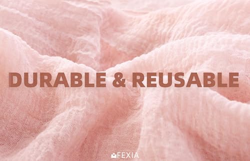 Pink Cheesecloth Table Runner 10ft for Wedding Baby Shower Fall Decor Blush
