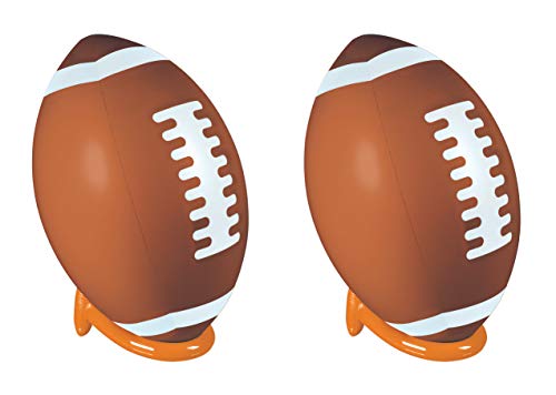 Inflatable Football & Tee Set - 2 Complete Sports Decor Packs for Parties & Events