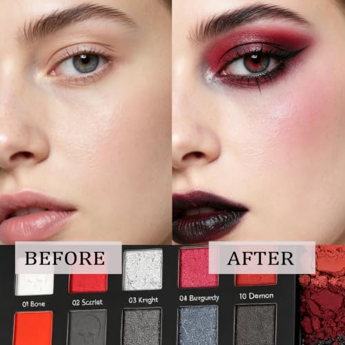 Gothic Eyeshadow Palette 15 Colors - Vampire Edition - Smokey & Dramatic Looks
