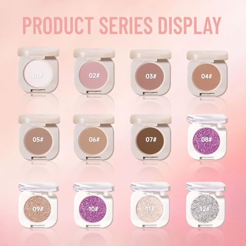 Hxssll Pearlescent Mini Eyeshadow B11 - Highly Pigmented Matte & Shimmer Eye Makeup
