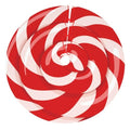 Christmas Tree Skirt 36 Inch Lollipop Candy Swirl Festive Decor - Red & White