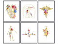 Physician Assistant & ER Nurse Appreciation Wall Art 11x14 - Hospital Office Decor - RN Gifts - Set of Unframed Prints