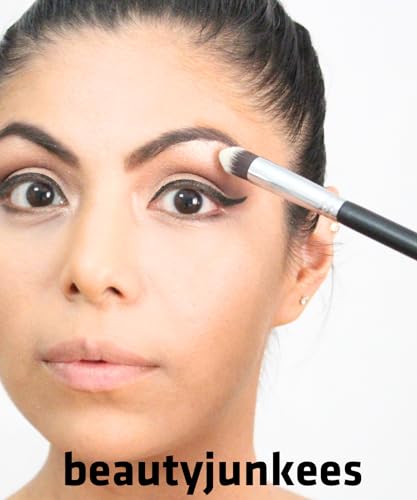 Mini Tapered Kabuki Concealer Brush for Under Eye & Eyeshadow - Vegan Synthetic, 1PC