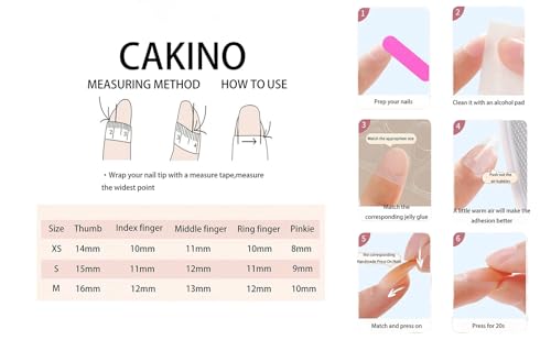 Reusable Handmade Duck Shape Press-On Nails - S / O912 Salon Quality