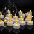 Warm Yellow LED Flameless Tea Lights 400PCS Battery Operated Candles