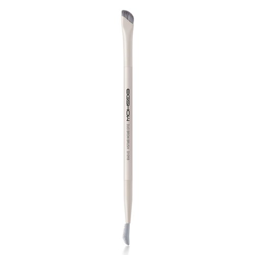 EIGSHOW Dual-Ended Precision Eyebrow Brush and Comb for Eyeliner Lining, Sculpting Brows, Professional Eye Makeup Tools (D109B)