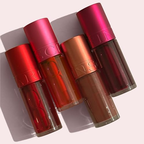 Clarins Water Lip Stain | Buildable Matte Finish | Kiss Proof, Transfer-Proof, Lightweight and Long Lasting | Contains Hyaluronic Acid | 0.2 Fluid Ounces, 13 Nude Water