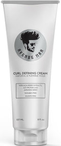 Avenue Man Curl Defining Cream - Natural & Flexible Hold with Herbal Extracts - Paraben & Sulfate Free