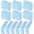 Sky Blue 108 Pcs Stretch Chair Sash Bands & Satin Table Runner Set - Wedding & Party Decor