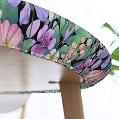 Elastic Round Hummingbird Tablecloth - Fits 45-50 Inch Tables - M Variation