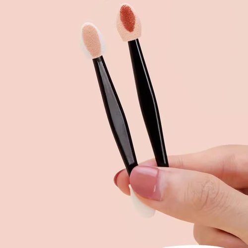 RONYOUNG 202PCS 3 Inch Disposable Eyeshadow Brushes, Sponge Makeup Applicators Dual Sides