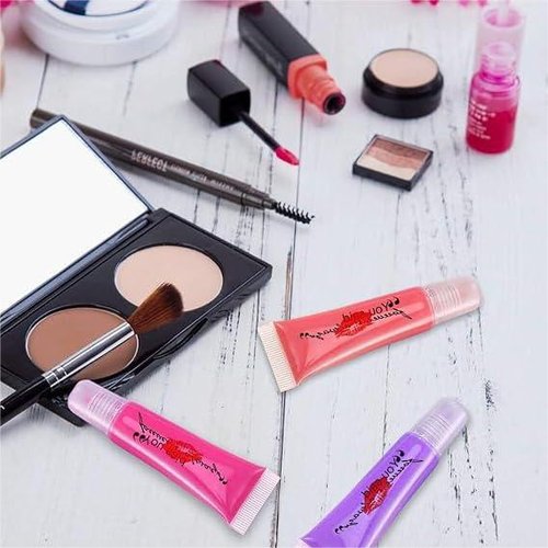 uadbau 20 PCS Empty Lip Gloss Tubes - 10ml Clear Lip Balm Tubes with 5ml Syringes - Refillable Squeeze Lip Balm Containers - Mini Cosmetic Soft for DIY Lip Gloss and Travel Toiletries