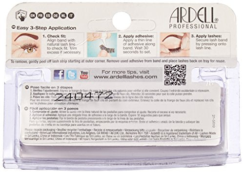 Ardell Glitter Dots Runway Lashes - Bold Flared Faux Eyelashes with Rhinestones