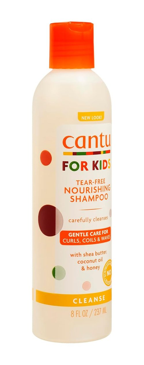Cantu Care for Kids Nourishing Coconut Shampoo - Tear-Free Formula, 8 Fl Oz