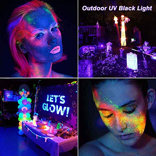 10W Waterproof Black Light LED 12V Party & Glow Effects, 2 Pack