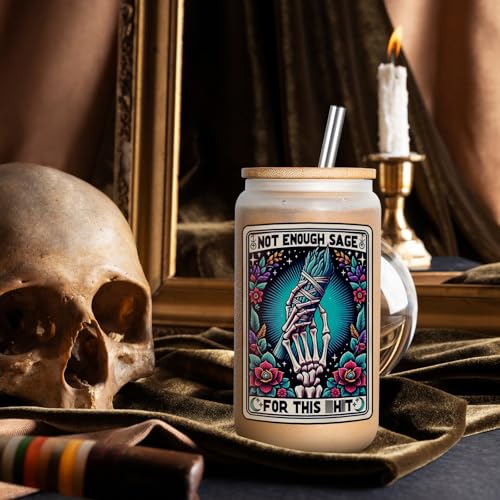 Tarot Card Skeleton Hand Mug - Gothic Witchy Gift for Women & Men