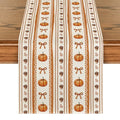 Orange 13x36 Inch Fall Table Runner - Polyester Home Decor for Parties