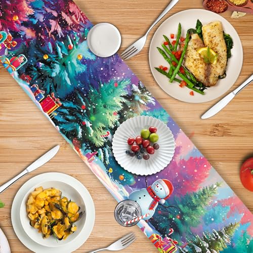 Halloween Table Runner and Placemats Set of 4 - Spooky Festive Holiday Decor
