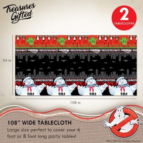 Ghostbusters Party Decorations Set - Serves 24 Guests - Complete Birthday Supplies with Plates & Banner