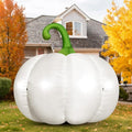 Giant White Inflatable Pumpkin with LED Lights for Halloween & Fall Decor