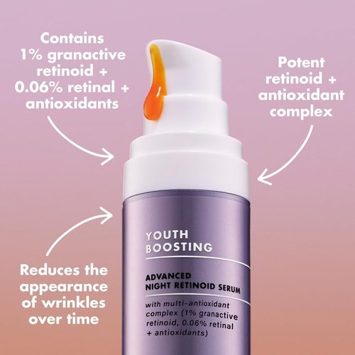 e.l.f. SKIN Youth Boosting Night Retinoid Serum - Anti-Aging Formula for Fine Lines & Wrinkles, Vegan