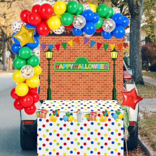 Halloween Cartoon Friends Car Decorations Kit - Trunk or Treat Party Supplies