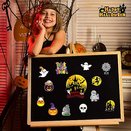Halloween Refrigerator Magnets 20PCS - Pumpkin Ghost Witches Bats Decor - Variation of THIS listing
