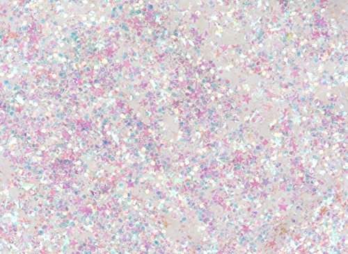Iridescent Face & Body Glitter Chunky Glitter - Iridescent Flake for Makeup, Nails, Crafts & Raves