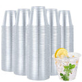600 Pack 9oz Clear Disposable Plastic Cups - Reusable Tumblers for Parties