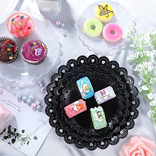 Honeydak 3 Sets 3-Tier Cupcake Stand Cake Dessert Display - Black