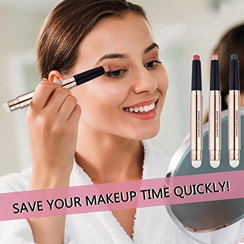 Bright Green Eyeshadow Stick Makeup - A15 Shimmer Waterproof & Hypoallergenic