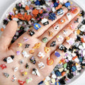 Halloween Ghost Pumpkin Nail Charms Set – Pumpkin Variation, 150 Pcs Nail Art Decorations