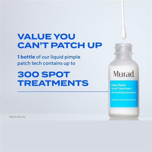 Murad Deep Relief Acne Spot Treatment - 2% Salicylic Acid for Hormonal Acne & Breakouts - 1 Fl Oz
