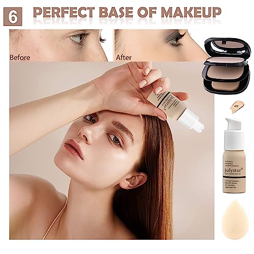 All in One Makeup Kit with 12 Eye Shadows, Lipsticks & More - Pink Variation