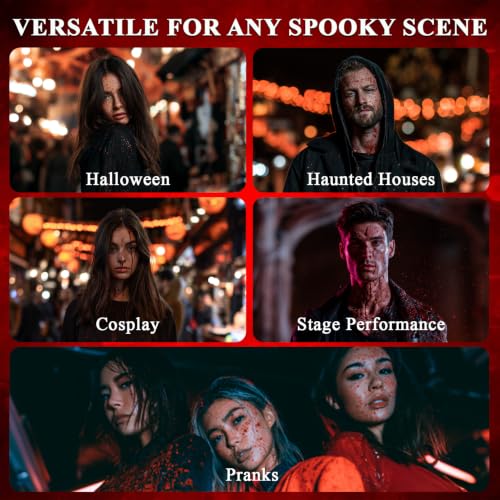 Fake Blood Spray for Halloween - Fresh Red Washable & Realistic 2.03 Fl Oz