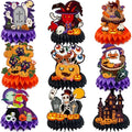 Halloween Decor 9 Pack Pumpkin Witch Honeycomb Table Centerpieces - Halloween
