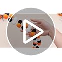 Halloween Banner Ghost Bat Tassel Garland - 6.6 ft Halloween Decoration - Variation of THIS listing