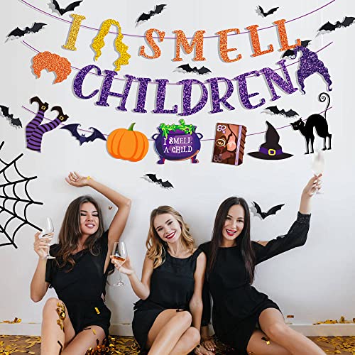 Hocus Pocus Party Banner Set - Halloween Witch Decorations for Kids & Adults