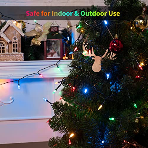 Multicolor Battery Operated String Lights 4 Pack 50 LEDs 18 Feet Indoor Outdoor