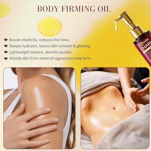 ARIYE Body Firming Oil Glow-Remedy body oil for women,Body Oil After Shower Tightening&Hydrating Treatment for Arms,Legs,Stomach&Body,Natural Firming Oil for Dry Skin,Non-Greasy Body Serum-(4.06 Oz)