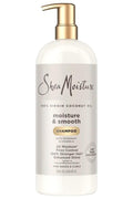 Shea Moisture 100% Virgin Coconut Oil Shampoo - Moisturizing & Smoothing Formula | 34 Fl Oz