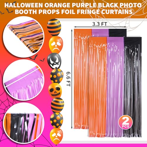 Summerween Party Banner with Foil Curtain Set - Halloween Decorations
