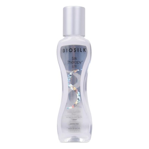 BioSilk Silk Therapy Lite - Ultra-Light Leave-In Hair Treatment for Fine Hair | 2.26 Oz, Sulfate-Free & Cruelty-Free