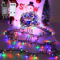 Multicolor 500 LEDs Christmas Cluster Lights with Remote - 33ft Firecracker String Lights, 8 Modes Waterproof