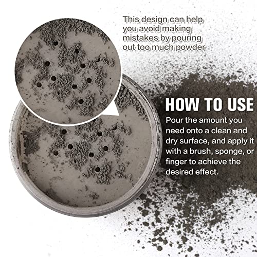Gray Stone Makeup Special Effects Dirt Powder for Halloween & Stage Performances - 0.78 oz