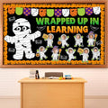 Halloween Mummy Bulletin Board Set - Wrapped Up in Learning Classroom Decor - Variation: Halloween