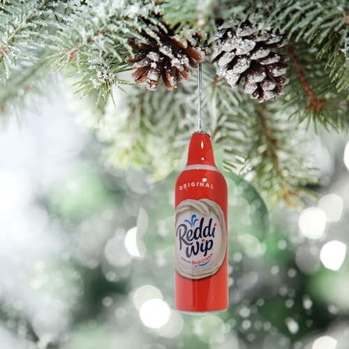 Reddi-Wip Christmas Tree Ornament - Holiday Indoor/Outdoor Decor, 4.3 Inches